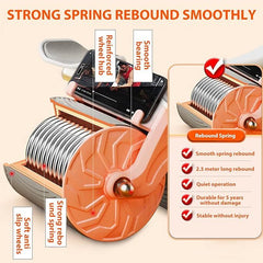 Elbow Support Automatic Rebound Abdominal Wheel Ab Roller For Abdominal Exercise