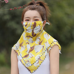 Sunscreen mask scarves