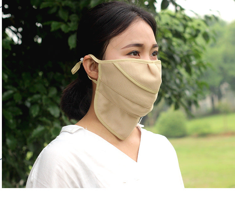 Sunscreen neck mask