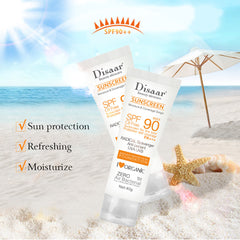 Dissar sunscreen brightens skin tone