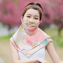 Sunscreen mask scarves