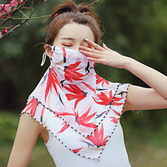 Sunscreen mask scarves