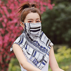 Sunscreen mask scarves