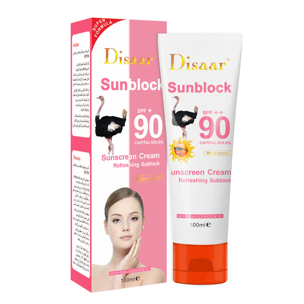 Cross-border Disaar Sunscreen Body Moisturizing Anti-UV Physical Sunscreen 100g Wholesale