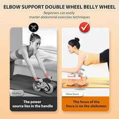 Elbow Support Automatic Rebound Abdominal Wheel Ab Roller For Abdominal Exercise